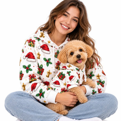 Sweat à Capuche Halloween Chien Assorti Maître