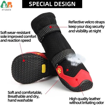 Bottes Imperméables Randonnée Gros Chien Lot 4