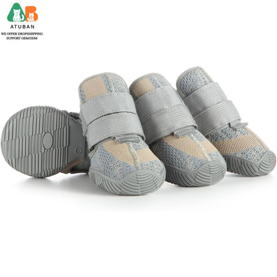 Chaussures pour Chien Maille Respirante Marche Semelle Antidérapante