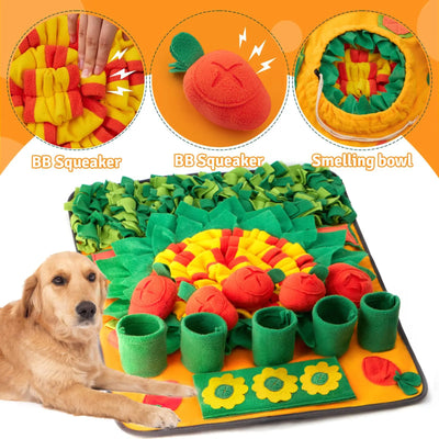 Tapis de Fouille Potager Carottes 70x50 cm Chien