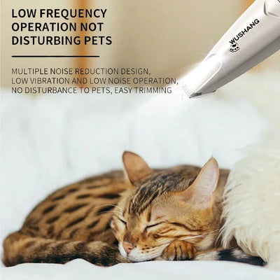Tondeuse pour Chien Étanche Lame Céramique 18 mm USB-C