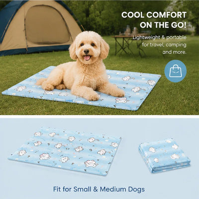 Tapis Rafraîchissant Gel pour Chien Été Non Toxique