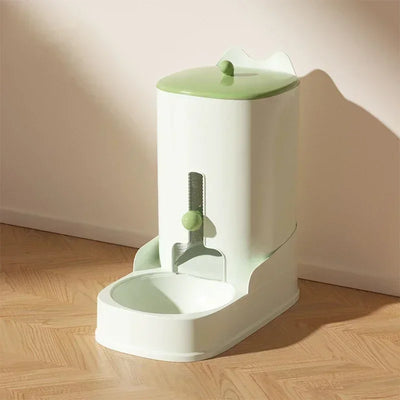 Distributeur Eau et Croquettes Chien Gravité Petit Chien 4,4 L