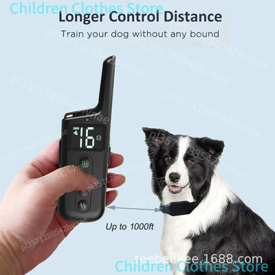 Collier Dressage Anti-Aboiement Gros Chien 1000ft