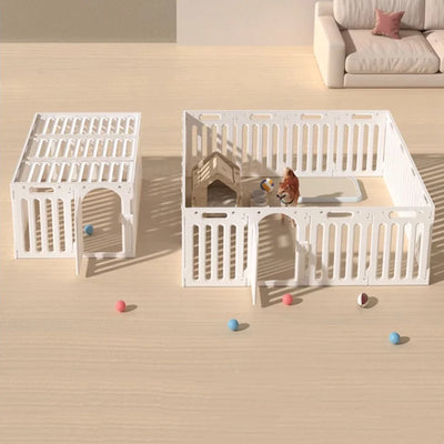 Parc pour Chien d'Intérieur avec Couvercle 7 à 11 Pièces