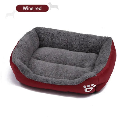 Panier Rectangulaire pour Chien Bords Rembourrés Lavable 6 Tailles