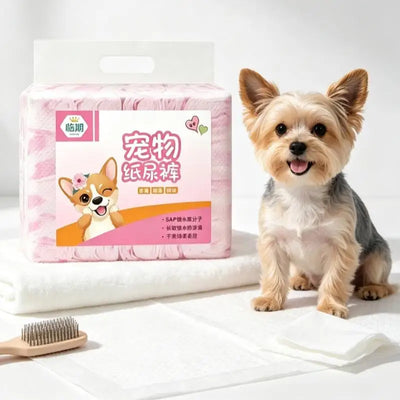 Couche pour Chien Jetable Petit et Moyen Gabarit 10 Pièces