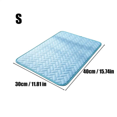 Tapis Rafraîchissant Chien, 5 Tailles de 30x40 à 100x150 cm
