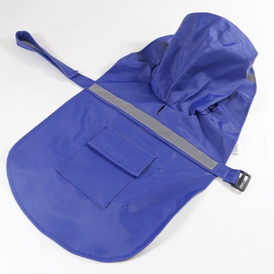Manteau Imperméable Poncho Réfléchissant Capuche Grand Chien