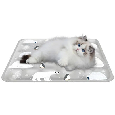 Tapis Rafraîchissant Chien 40x50 cm Lavable Petits Chiens