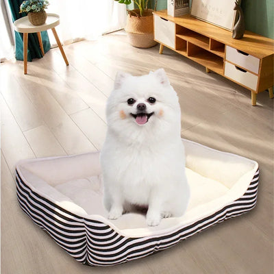 Panier Rectangulaire pour Chien Bords Rembourrés Lavable 6 Tailles