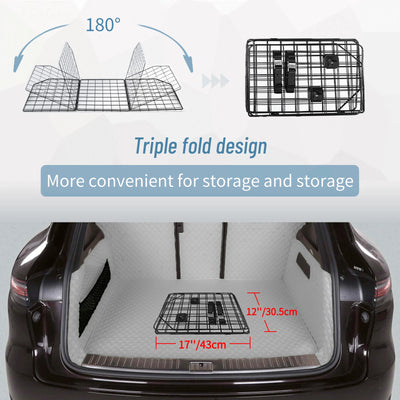 Grille de Séparation Voiture pour Chien, Réglable 91-154 cm