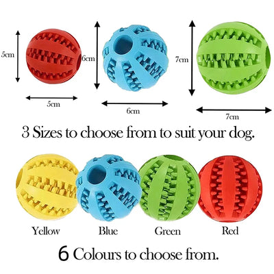 Jouet Indestructible Balle à Friandises à Mâcher 5-7 cm