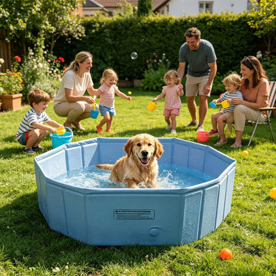 Piscine pour Chien Pliable Haute 70 x 47 x 23 cm