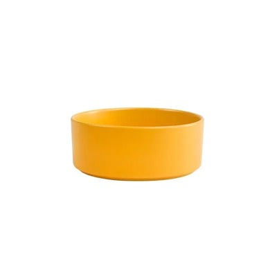 Gamelle Surélevée Chien Céramique Support Bois Six Coloris