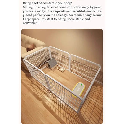 Enclos Modulable pour Chien d'Intérieur Haut et Robuste