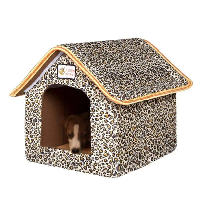 Niche d'Intérieur Pliable pour Petit et Moyen Chien