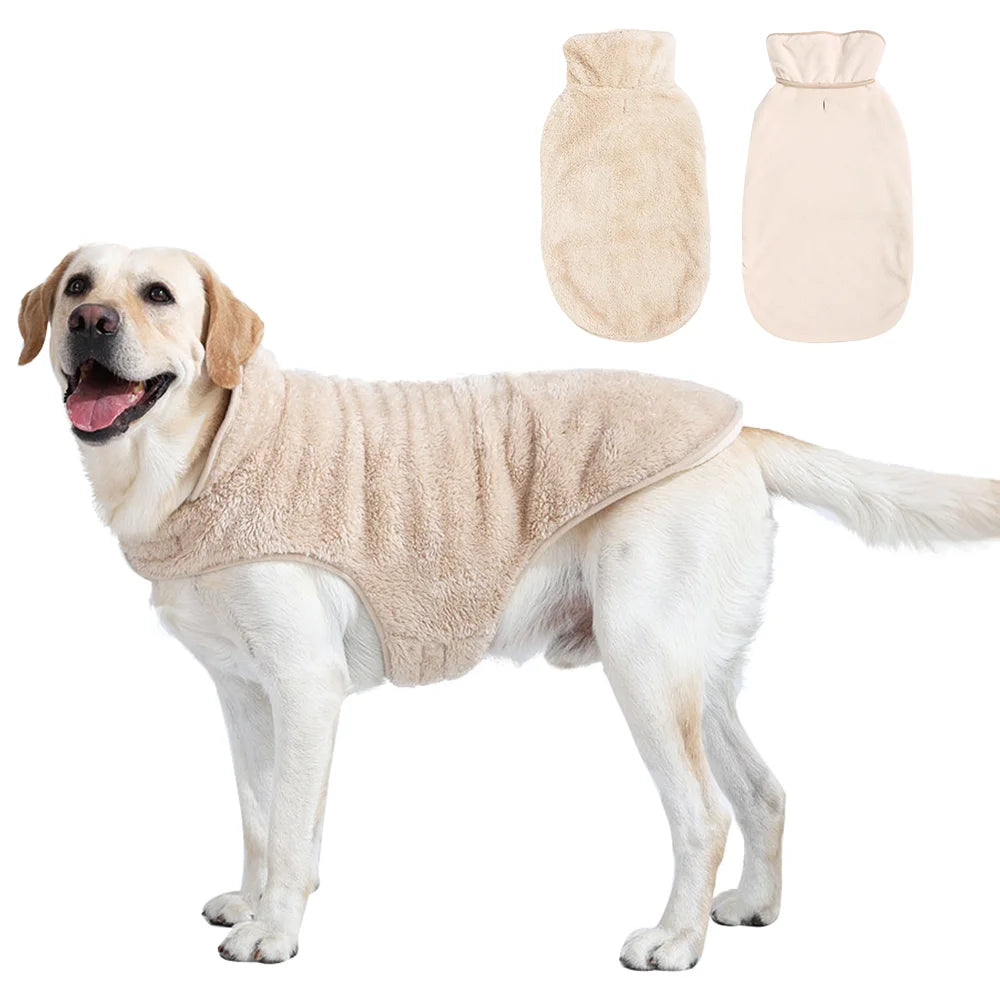 Manteau Réversible Doublure Sherpa pour Gros Chien