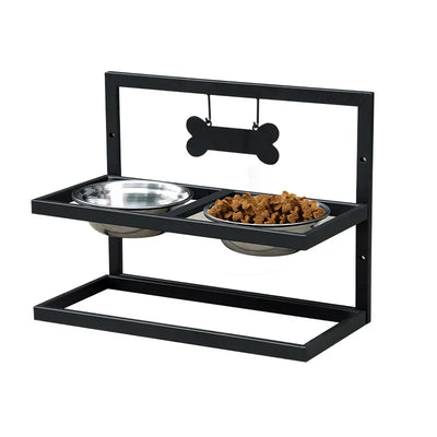 Bol Surélevé Réglable Gros Chien Inox