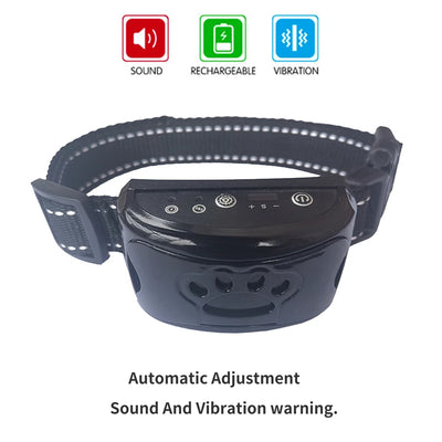 Collier Anti-Aboiement Rechargeable Gros Chien Étanche