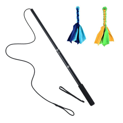 Flirt Pole Chien Perche Courte 68 cm Jouet en Polaire