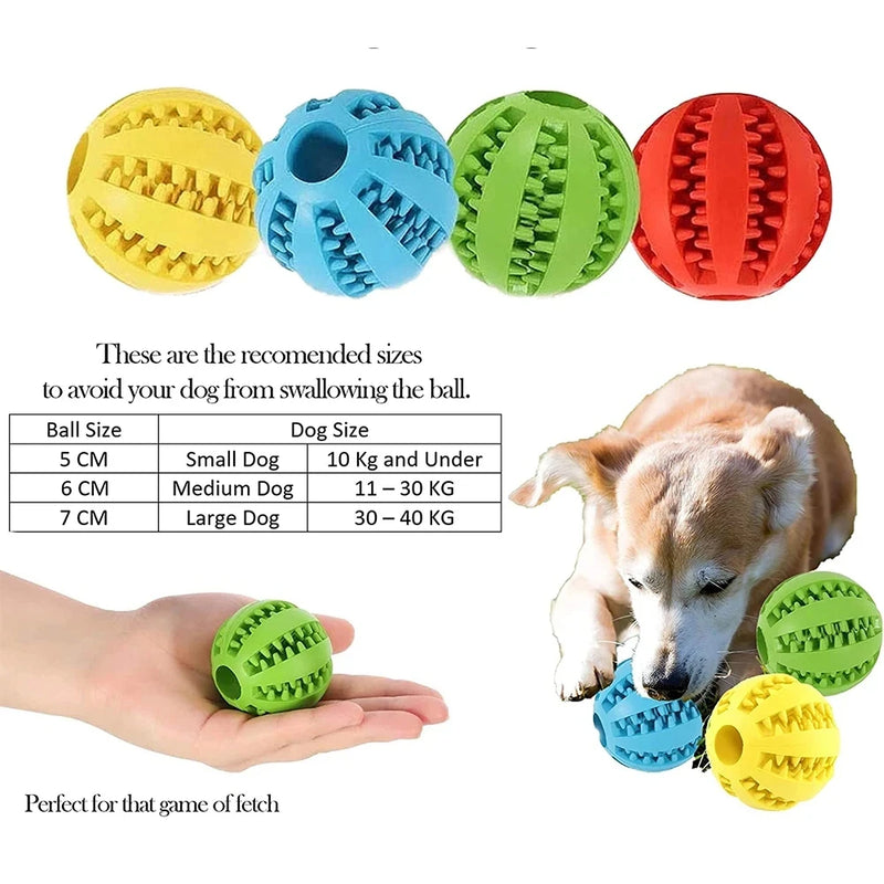 Jouet Indestructible Balle à Friandises à Mâcher 5-7 cm