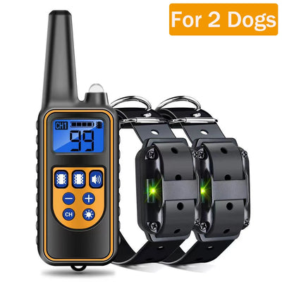 Collier Anti-Aboiement Électrique Gros Chien Télécommande