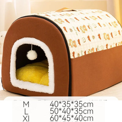 Niche d'Intérieur pour Chien Cabane en Arche Petit Chien 3 Tailles