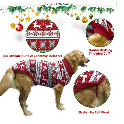 Pull de Noël Moche Renne pour Chien