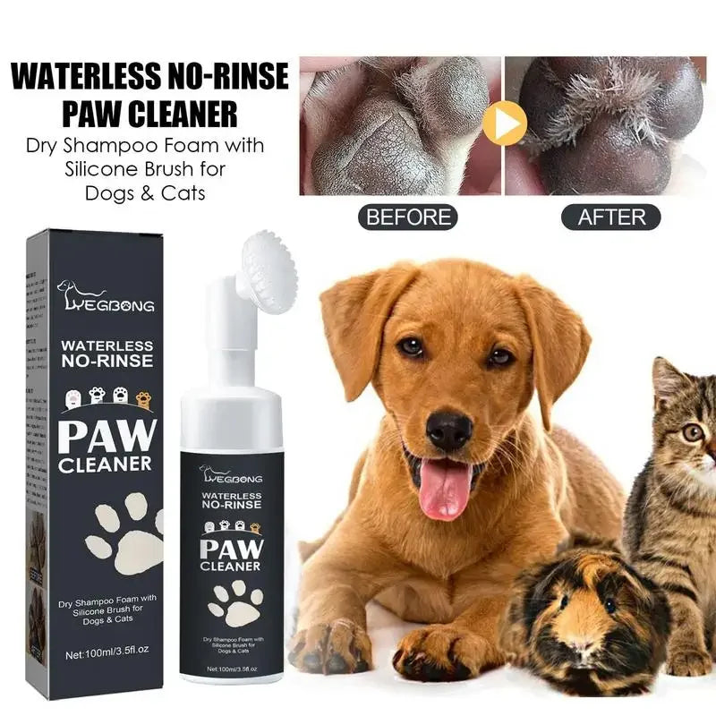 Mousse Nettoyante Griffes et Pattes pour Chien