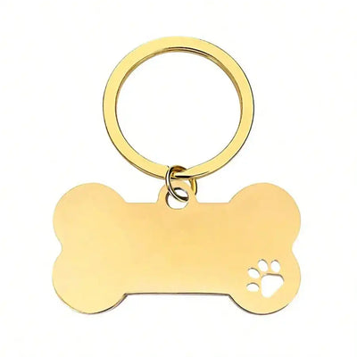 Médaille Gravée Double Face Inox pour Chien