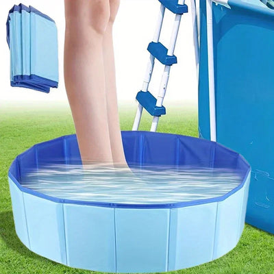 Piscine pour Chien Pliable 50 cm Bassin Anti-Sable