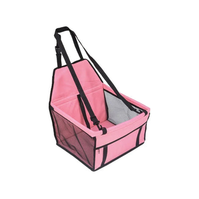 Siège de Voiture Rehausseur Pliable pour Petit Chien avec Sangle
