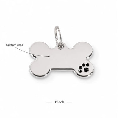 Médaille Gravée en Os à Griffes pour Chien