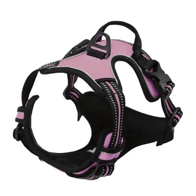 Ensemble Collier Harnais Laisse Simili Cuir Chien