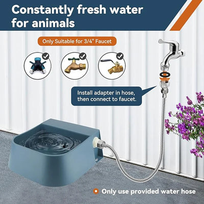 Distributeur d'Eau Automatique Chien Tuyau 1,5 m Robinet