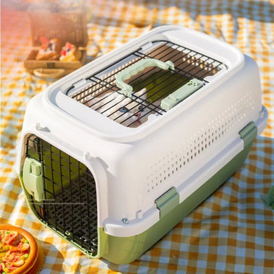 Cage de Transport Petit Chien et Chat Portable Ventilée