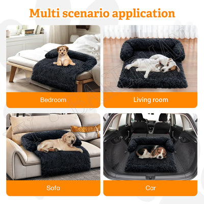 Coussin de Canapé Chaud Grand Chien Hiver