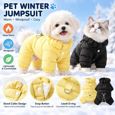 Combinaison Imperméable Matelassée Petit Moyen Chien