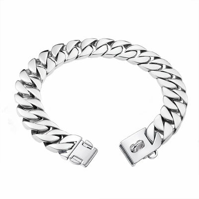 Collier Chaîne Gourmette Inox 32 mm Cane Corso Rottweiler