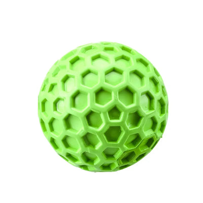 Jouet Indestructible Balle Sifflante Hexagonale à Mâcher S ou L