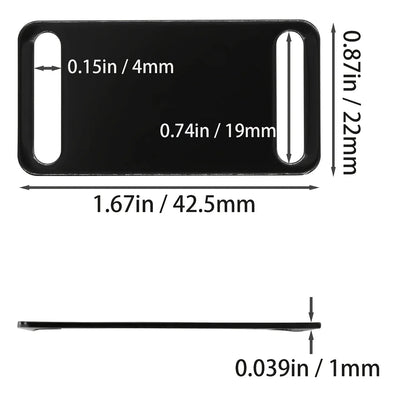 Médaille Gravée en Aluminium Lot de 10 pour Chien