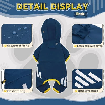 Manteau Imperméable Léger Réfléchissant Chien