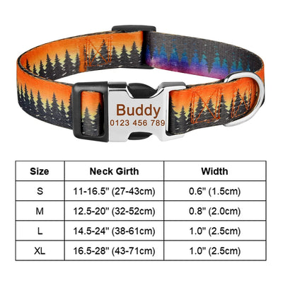 Collier Chien Personnalisé Gravé Motif au Choix