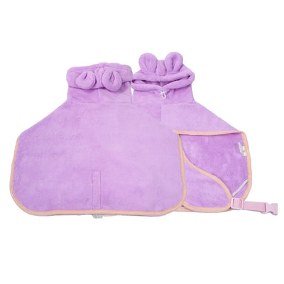 Peignoir à Capuche Super Absorbant pour Chien