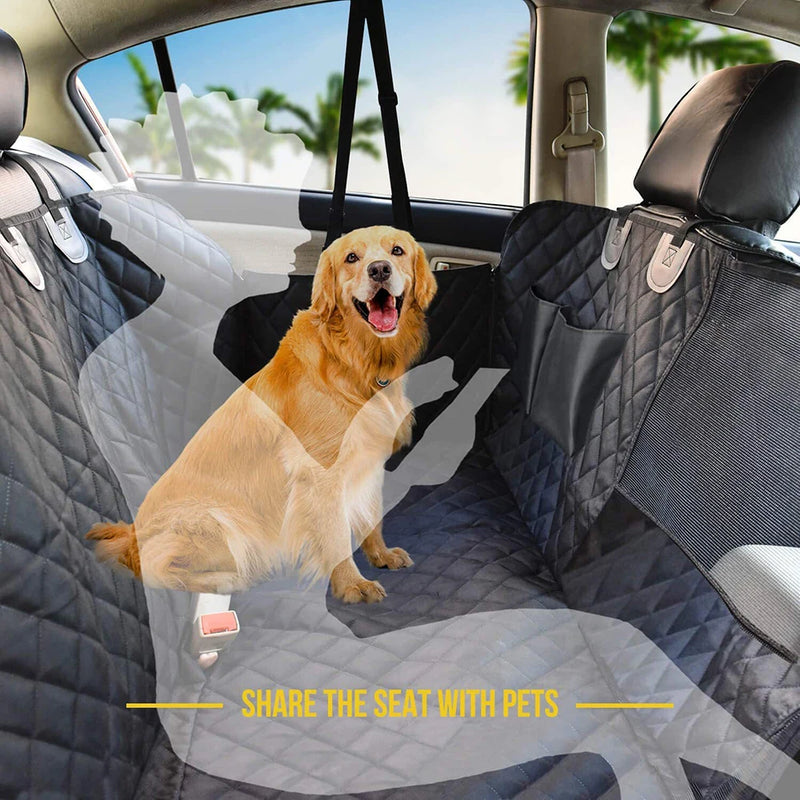 Hamac Voiture pour Chien Étanche Fenêtre Filet 147 cm