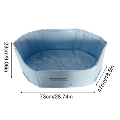 Piscine pour Chien Pliable Haute 70 x 47 x 23 cm