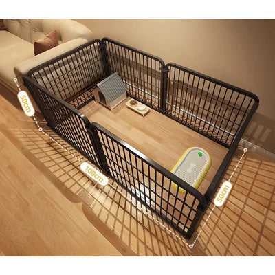 Enclos Modulable pour Chien d'Intérieur Haut et Robuste