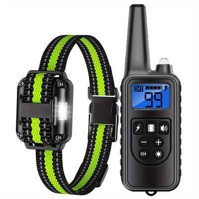 Collier de Dressage Anti-Aboiement Telecommande Chien