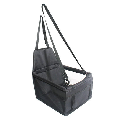 Siège de Voiture Rehausseur Pliable pour Petit Chien avec Sangle